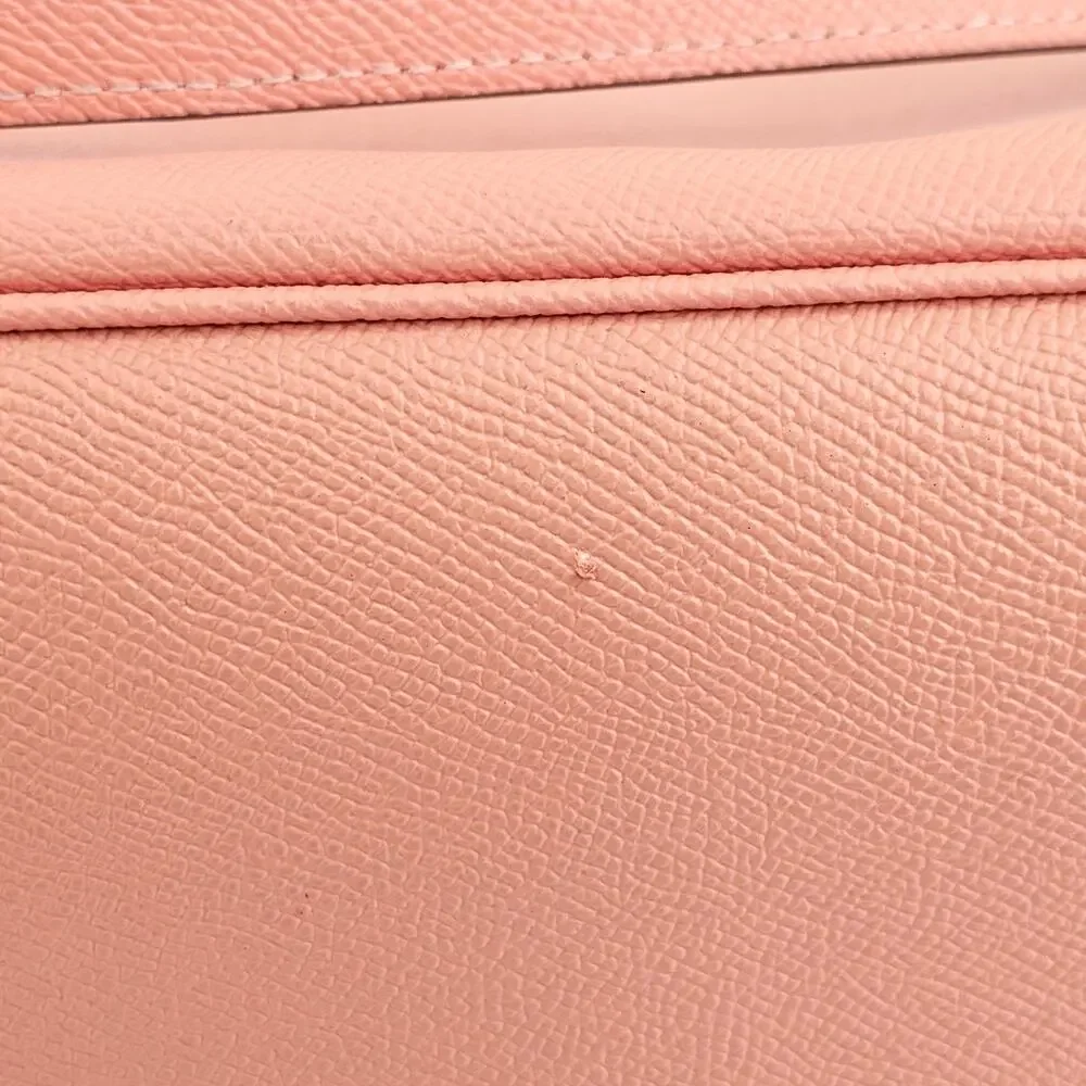 Coach Gallery Tote Bag Light Coral Pink Leather Work Travel Laptop Purse CH285
